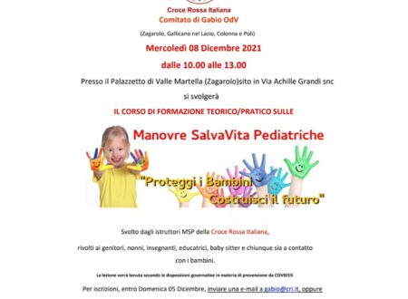 Corso Manovre Salvavita Pediatriche